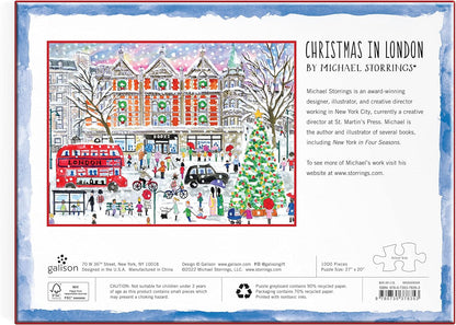Puzzle - Christmas in London (1000 pieces)
