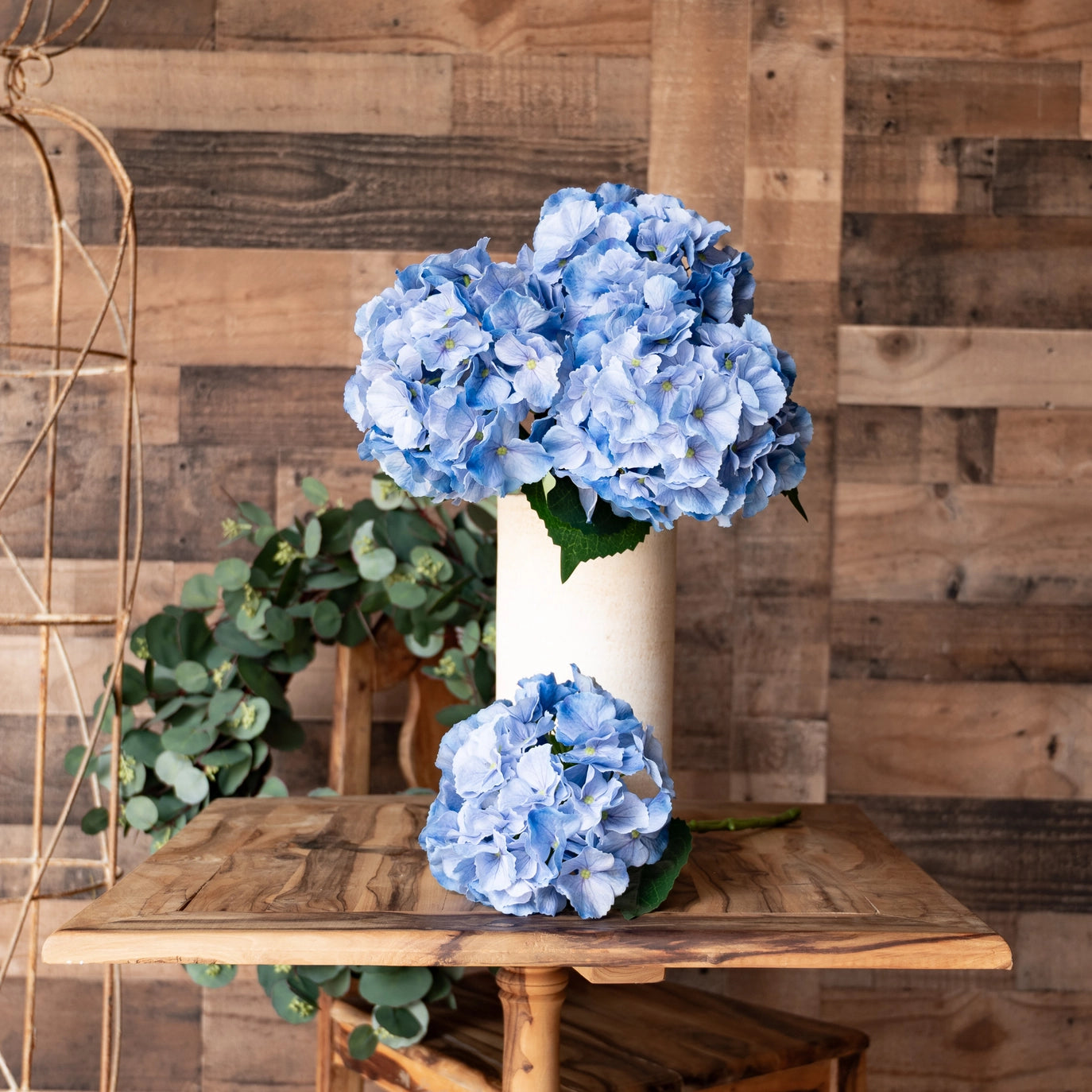 Floral Stem - Hydrangea Blue 20"