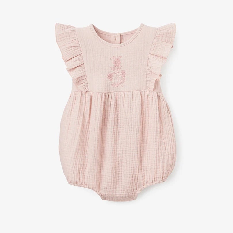 Baby Bubble Romper - Blush