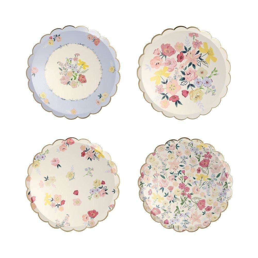 Paper Plates - English Garden Side