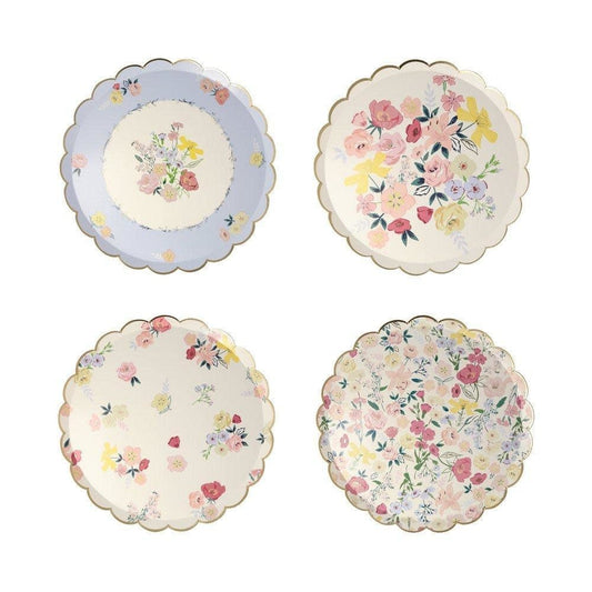 Paper Plates - English Garden Side