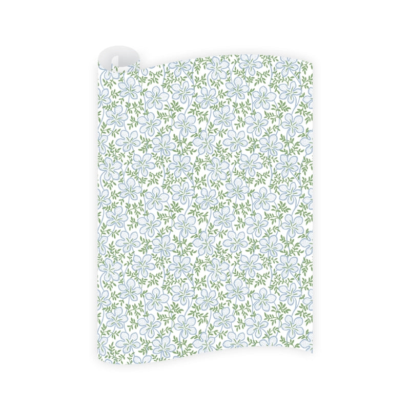 Gift Wrap - Ghost Blossom Blue (3 sheets)