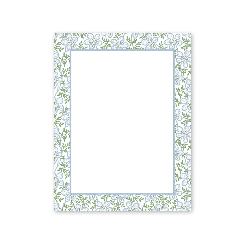 Notepad - Ghost Blossom Blue