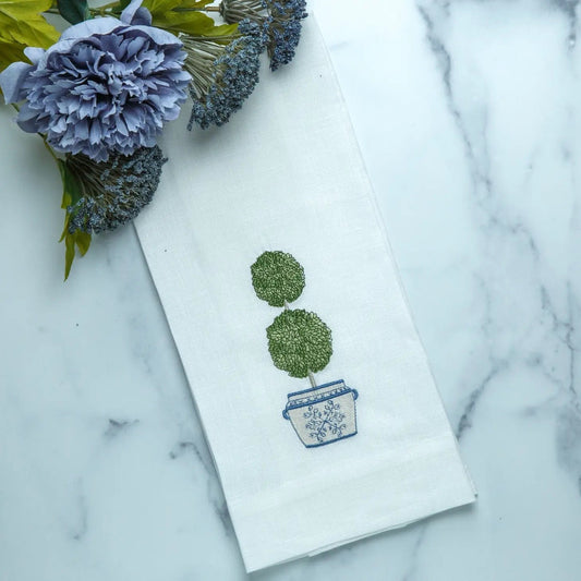 Towel - Double Boxwood Topiary