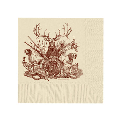 Paper Cocktail Napkins - On the Hunt