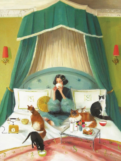 Puzzle - Breakfast in Bed (500 pieces)