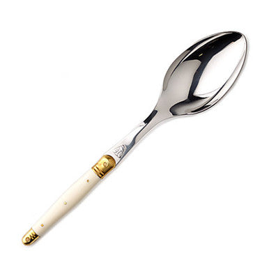 Laguiole Serving Spoon - Jean Dubost Ivory & Brass