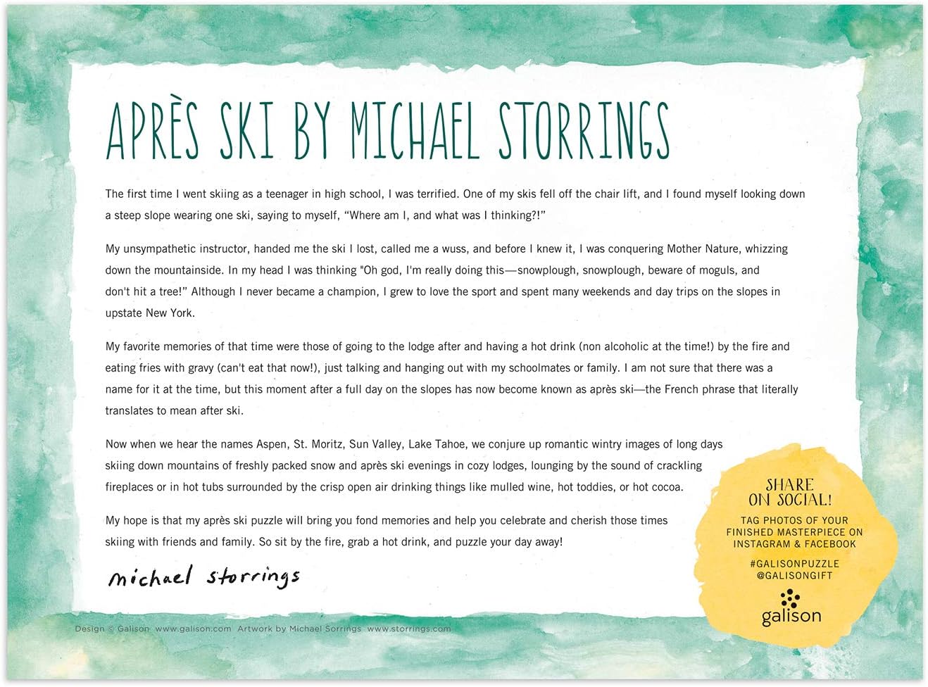 Puzzle - Apres Ski (1000 pieces)
