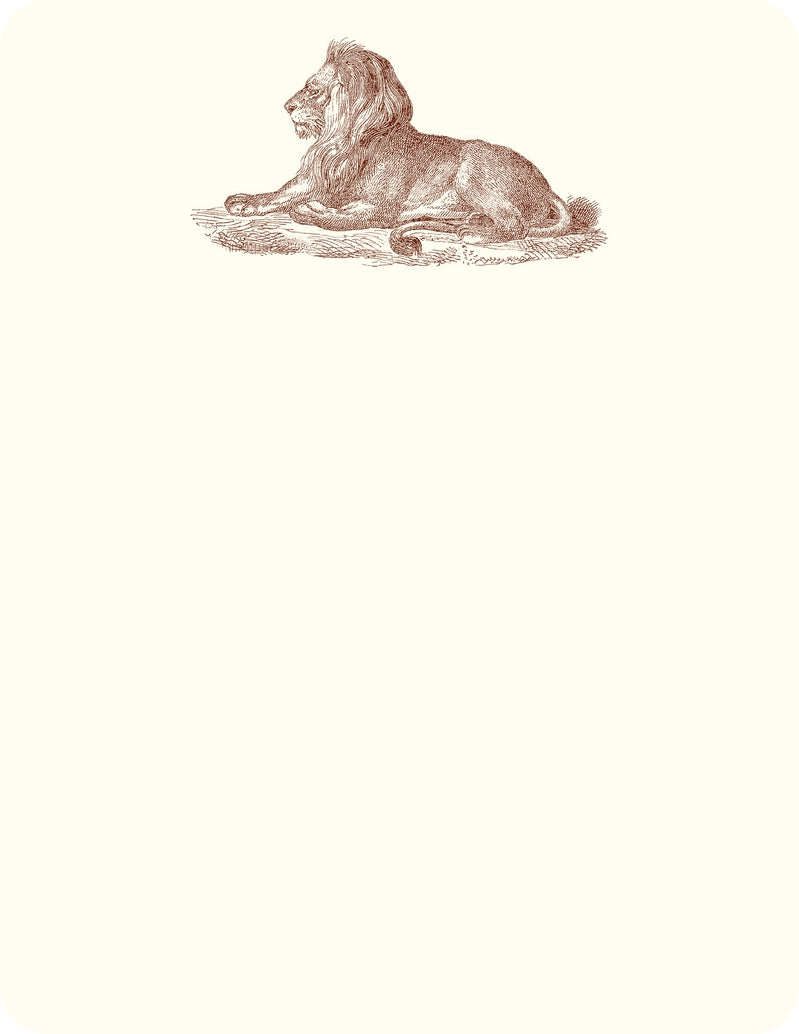 Note Cards - Lion