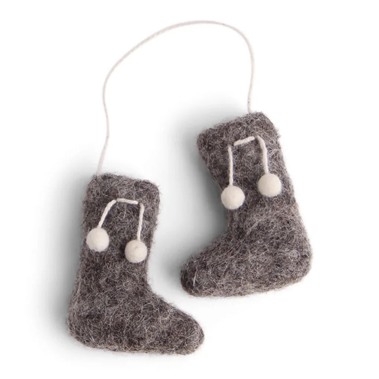 Ornament - Boot Grey