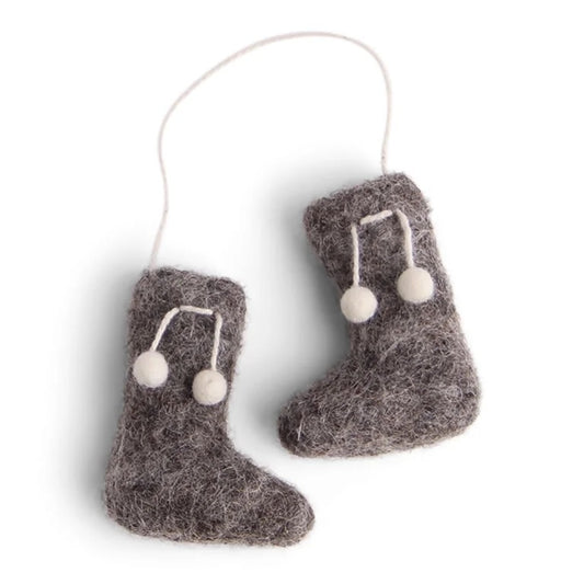 Ornament - Boot Grey