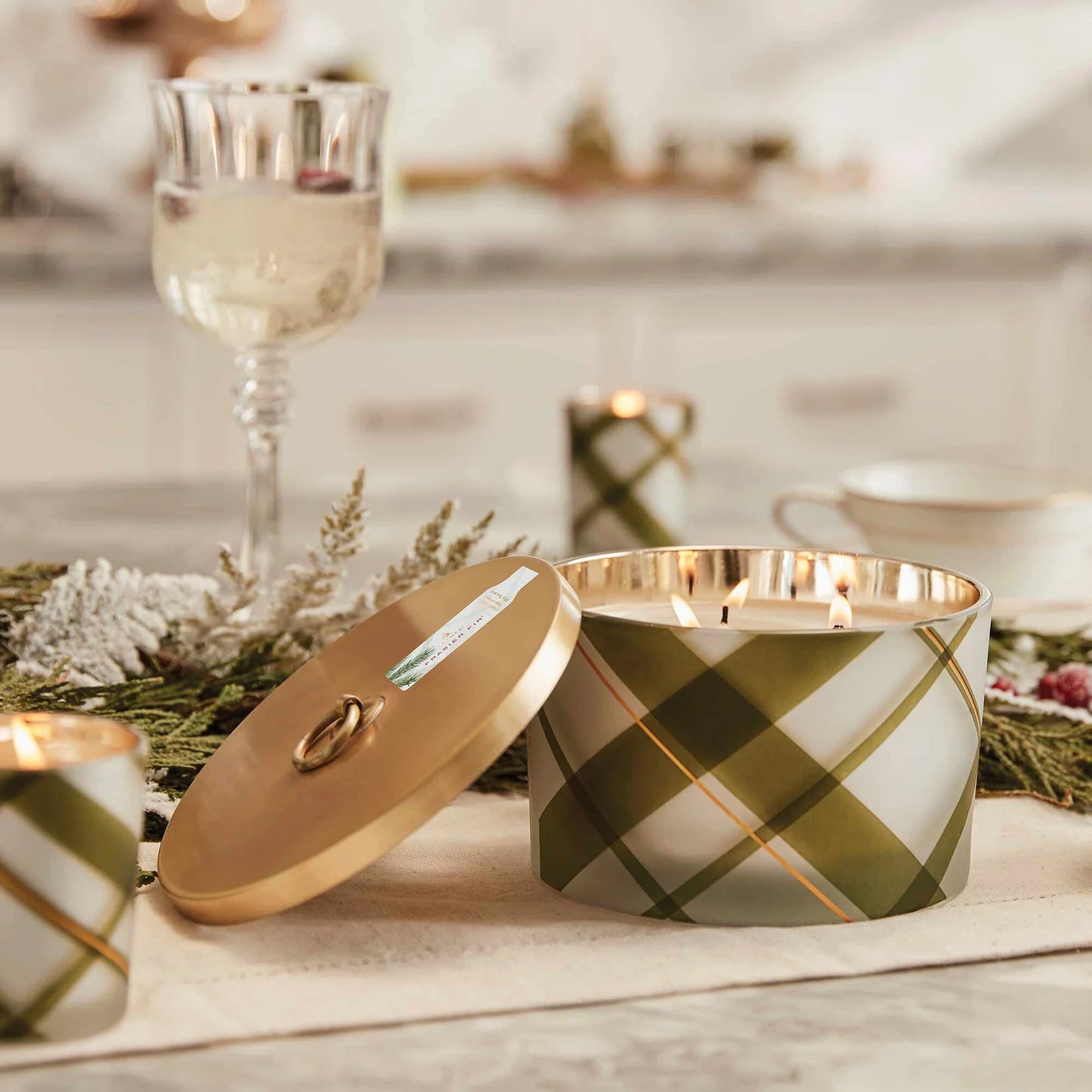 Frasier Fir - Frosted Plaid - Large 3-Wick 18oz