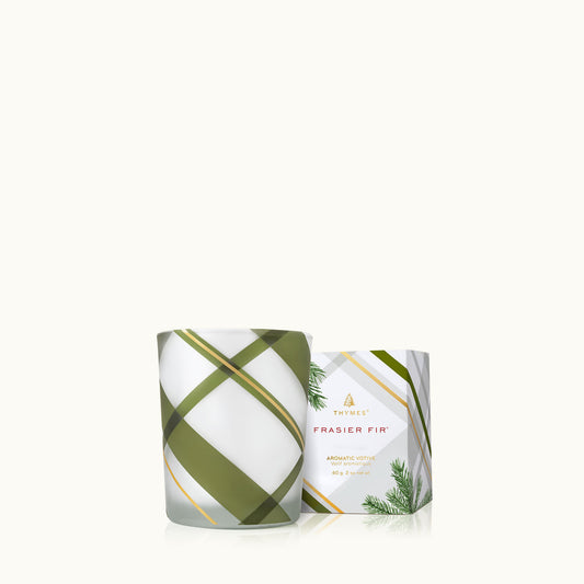 Frasier Fir - Frosted Plaid - Votive 2oz