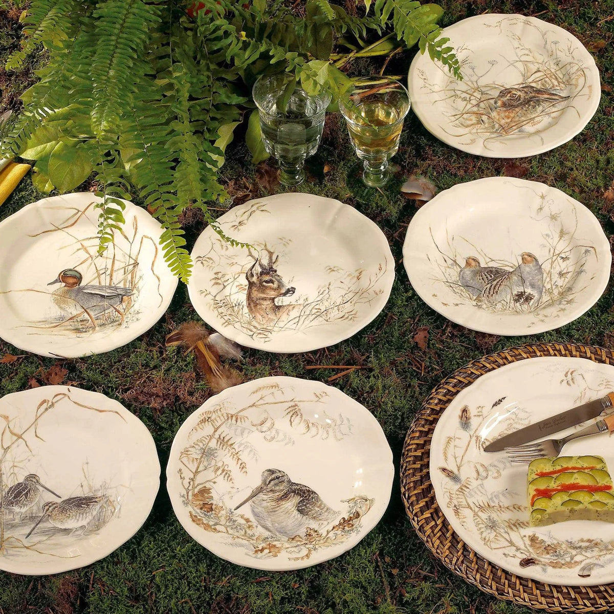 Sologne - Assorted Dessert Plates (set of 6)