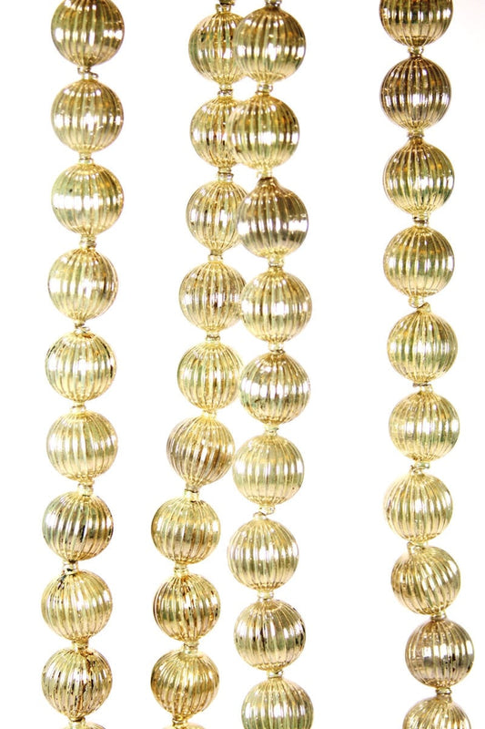 Garland - Segmented Silver Orb 6'