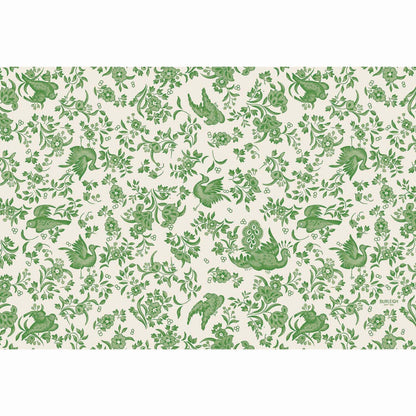 Paper Placemats - Regal Peacock Green (18 sheets)