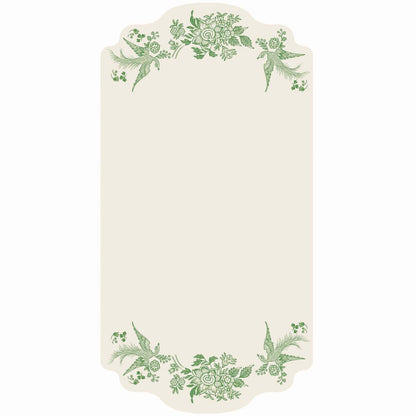 Table Cards - Asiatic Pheasants Green (pack of 12)