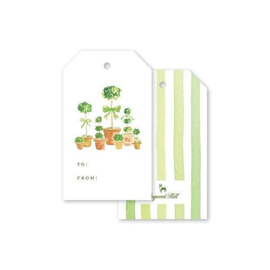 Gift Tags - French Topiary (pack of 8)