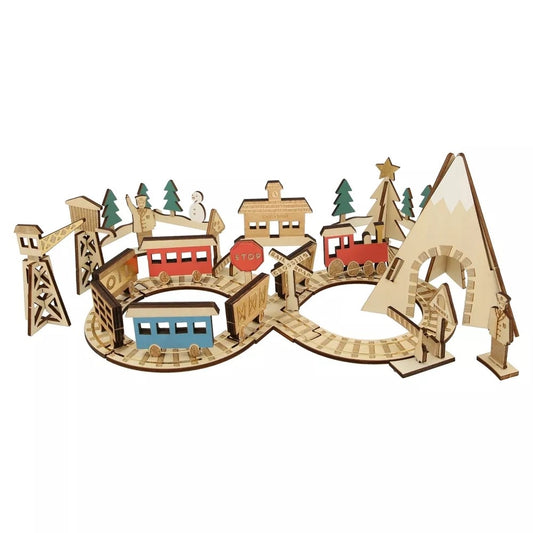 Advent Calendar Wooden - Railway Train