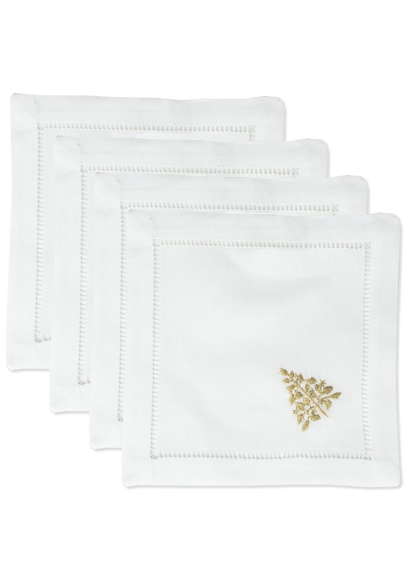 Cocktail Napkin Set - Mod Tree Gold