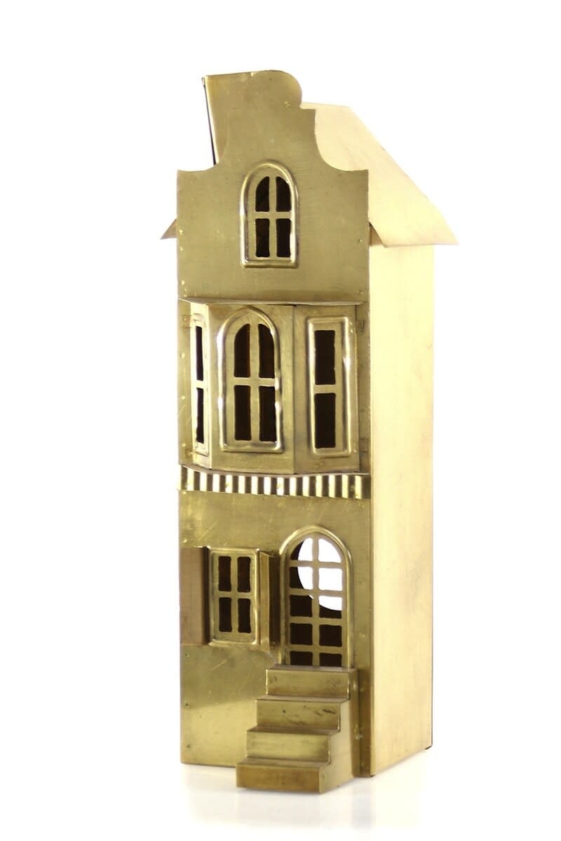 Brass Victorian Bay Window Townhouse