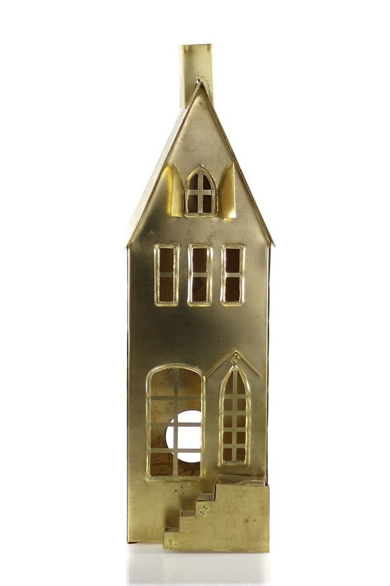 Brass Suburban Shutter Window Townhouse