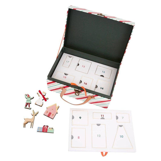 Advent Calendar Wooden - Festive Village