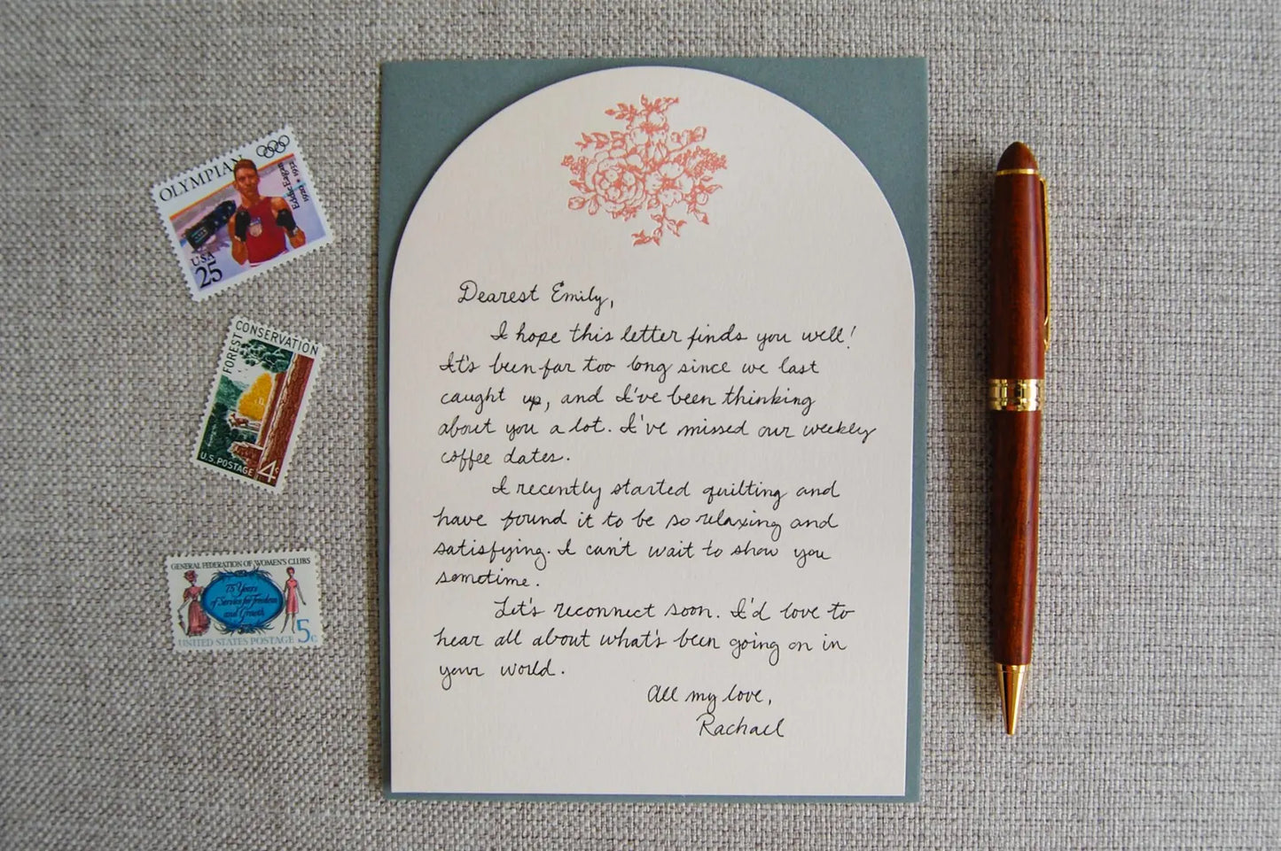 Stationery Set - Floral (set of 6)