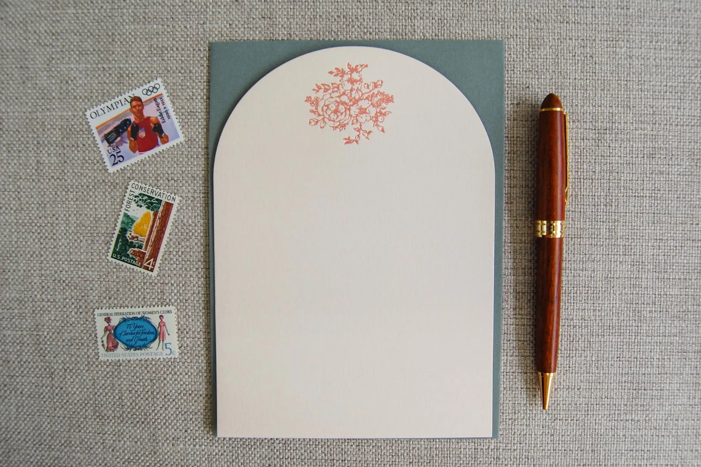 Stationery Set - Floral (set of 6)