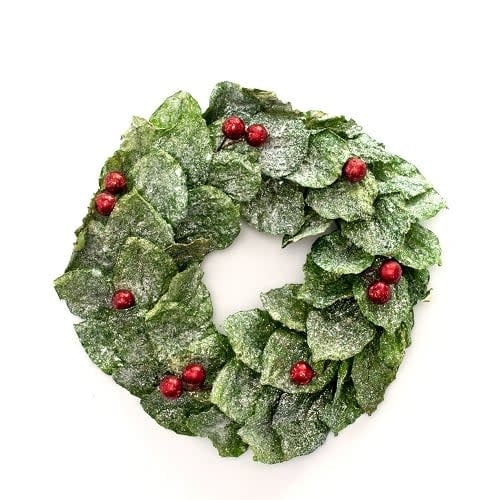 Wreath - Jackfruit Leaf with Berries 8"