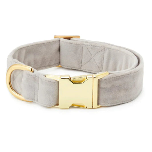 Fog Grey Velvet Collar
