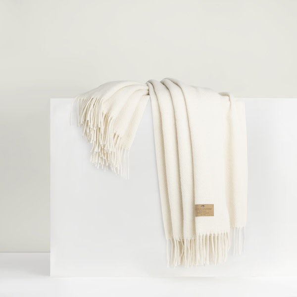 Throw - Italian Juno Cashmere Ecru