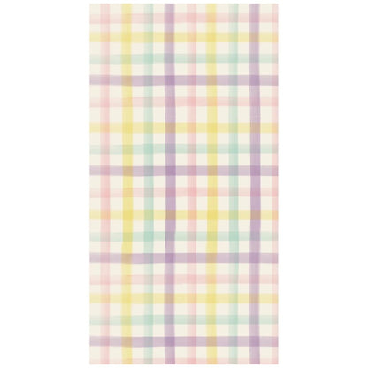 Paper Guest Napkins - Spring Plaid