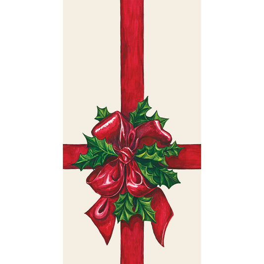 Paper Guest Napkins - Christmas Present