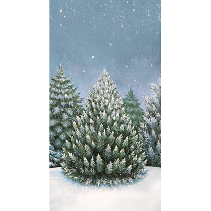 Paper Guest Napkins - Evergreen Forest