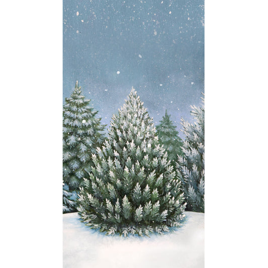 Paper Guest Napkins - Evergreen Forest