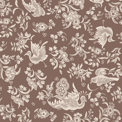 Paper Cocktail Napkins - Regal Peacock Brown