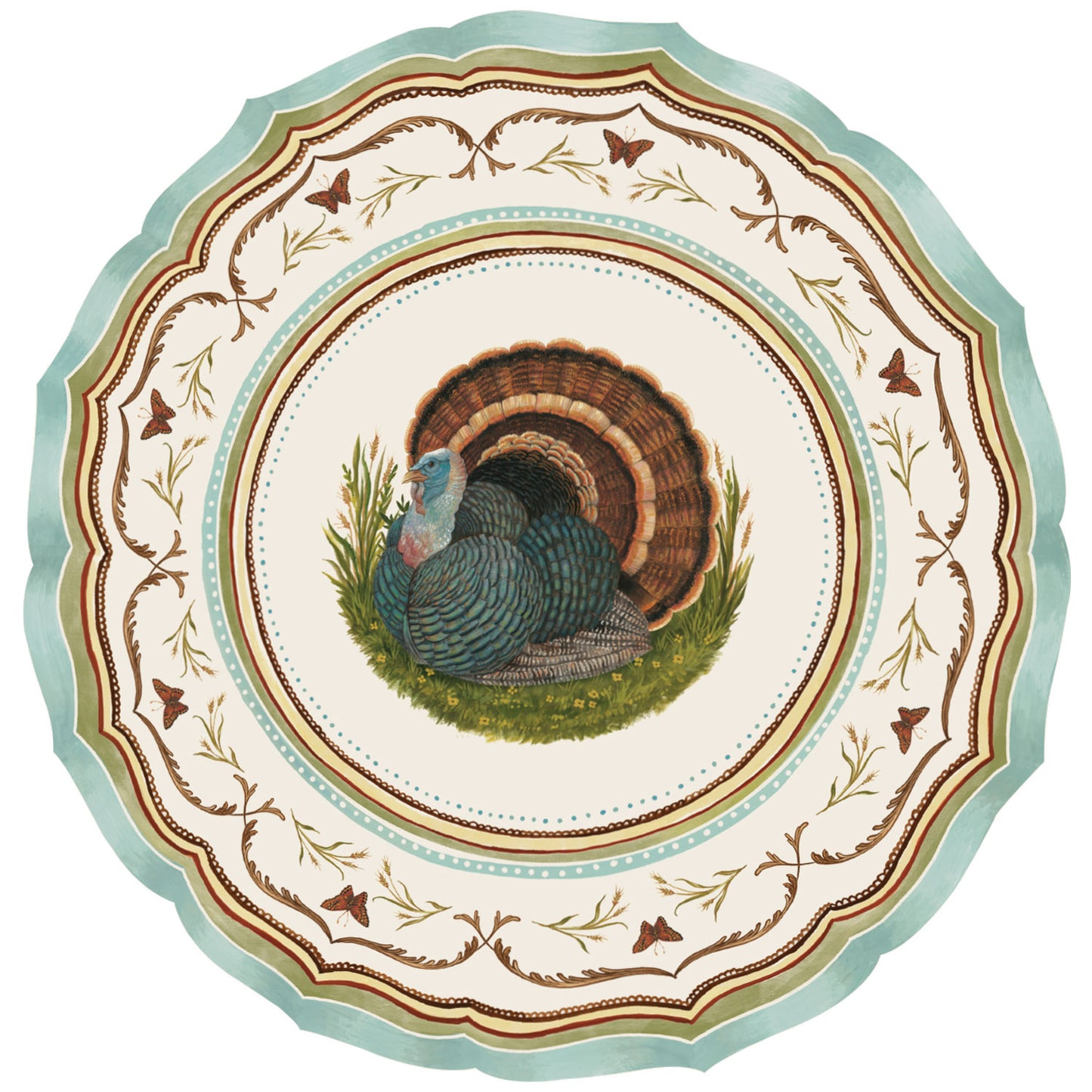 Paper Placemats - Heritage Turkey China (12 sheets)