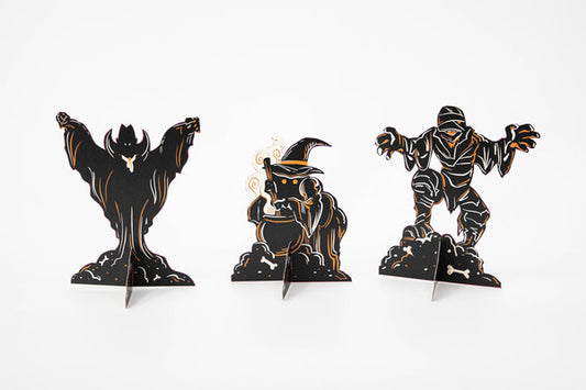 Paper Table Ornaments - Monster Mash