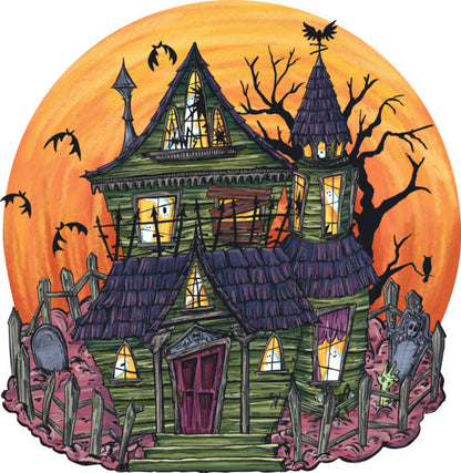 Paper Placemats - Haunted House (die-cut)