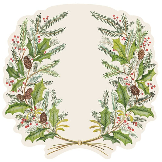 Paper Placemats - Christmas Sprigs (pack of 12)