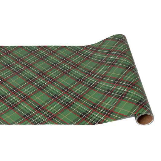 Paper Runner - Green Plaid
