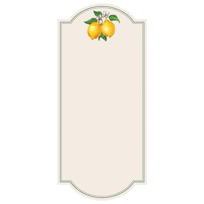 Table Cards - Lemon (pack of 12)