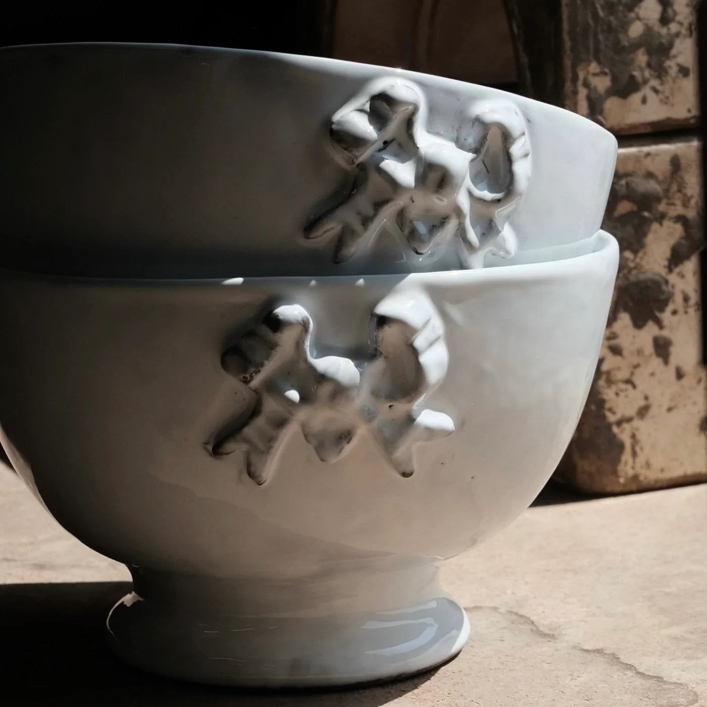 Marie Antoinette Bowl on Foot - Extra Large