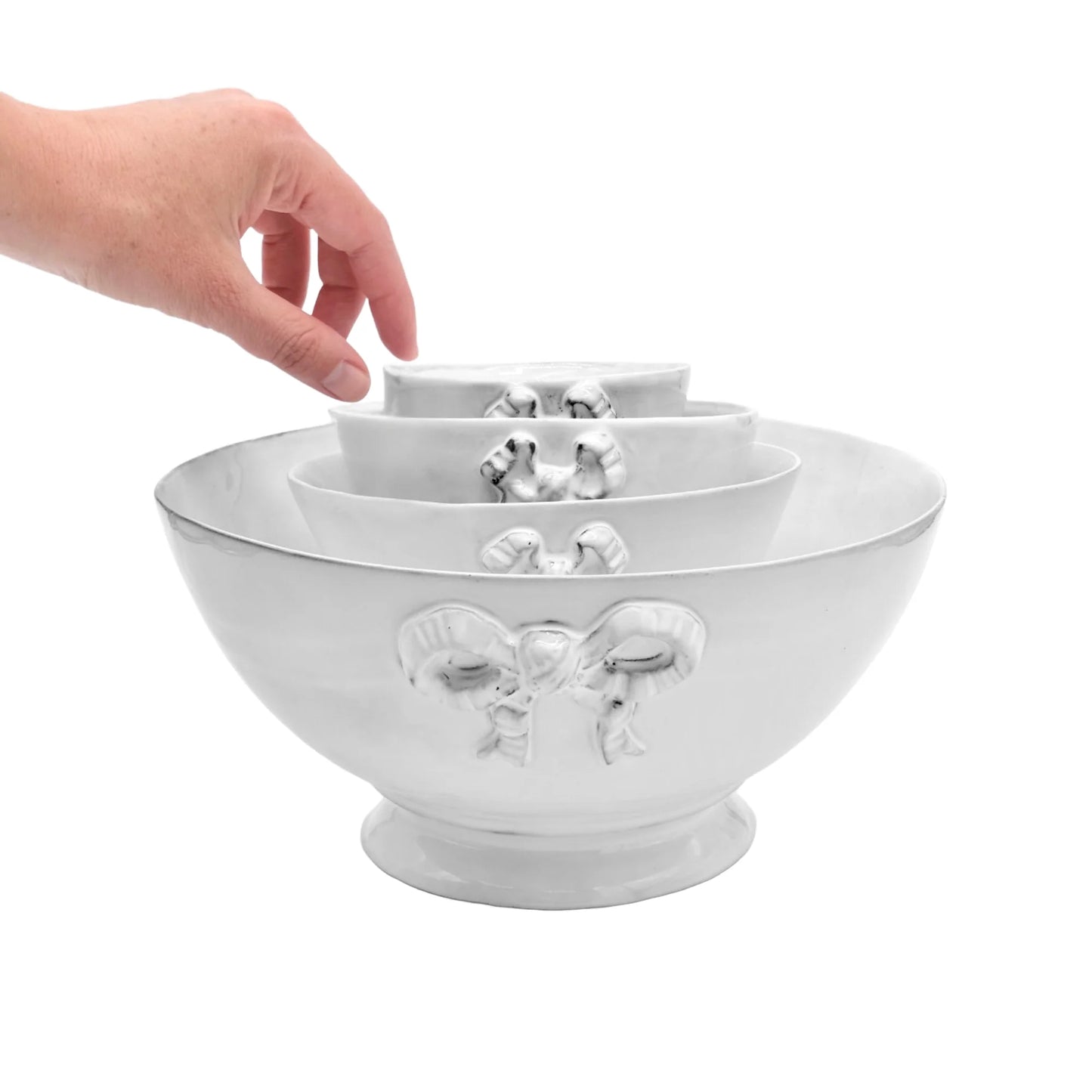 Marie Antoinette Bowl on Foot - Extra Large