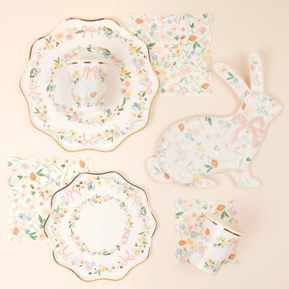 Paper Napkins - Elegant Floral Small