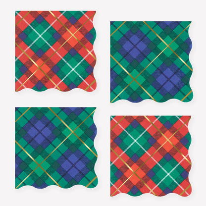 Paper Napkins - Tartan Small