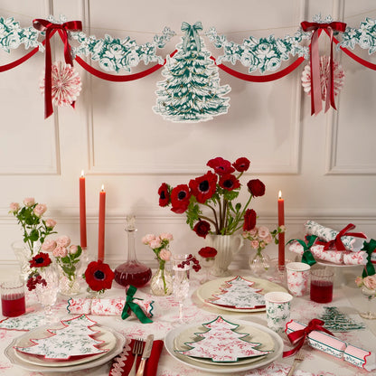 Paper Plates - Toile de Jouy Tree