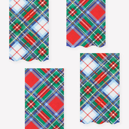 Paper Guest Napkins - Tartan