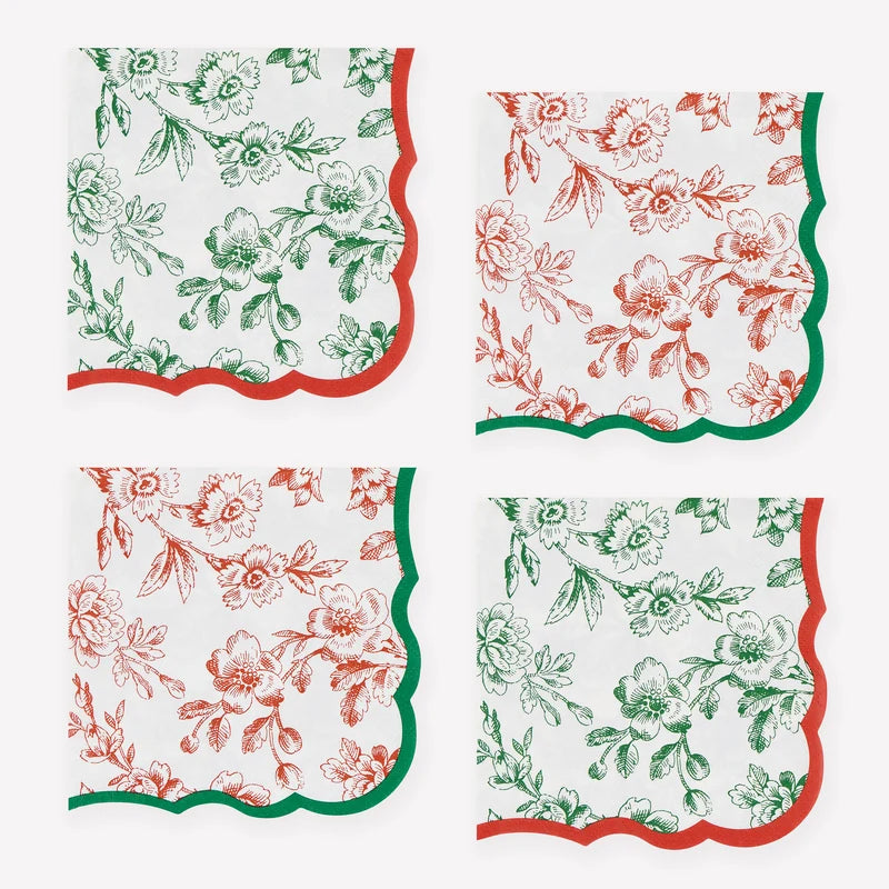 Paper Napkins - Toile de Jouy Small
